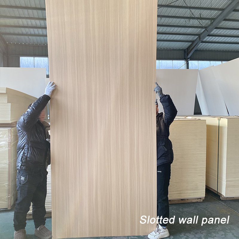 Bamboo charcoal wood veneer board wall cladding wood panels wall decor interior