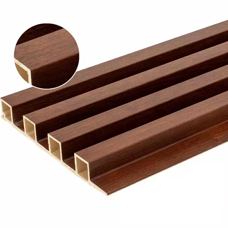 Factory Direct Sale Natural Antisepsis 3d Wpc Wall Boards Wood Wall Panels Grating Ceiling Board For Indoor Decoration For Shop