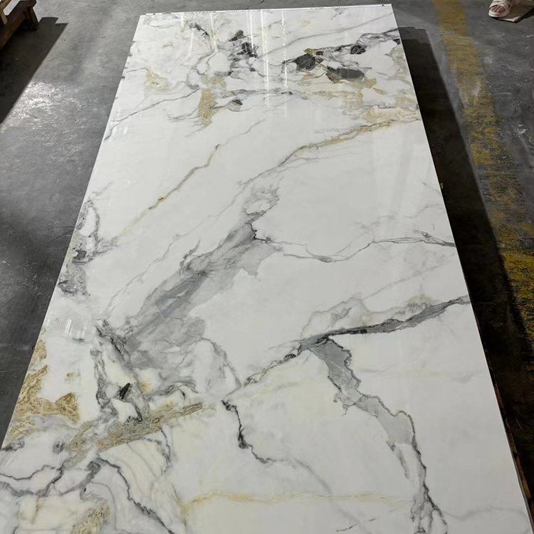 PVC marble wall panels can be customized color marble sheet & other panels for hotel and home decoration