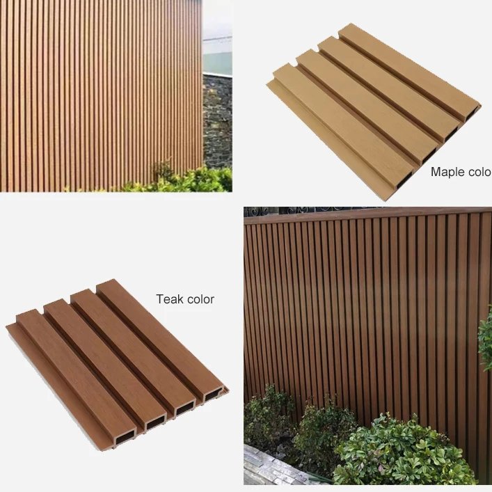 Classical Exterior Outdoor Wall Wpc Fluted Cladding Panel Other Boards