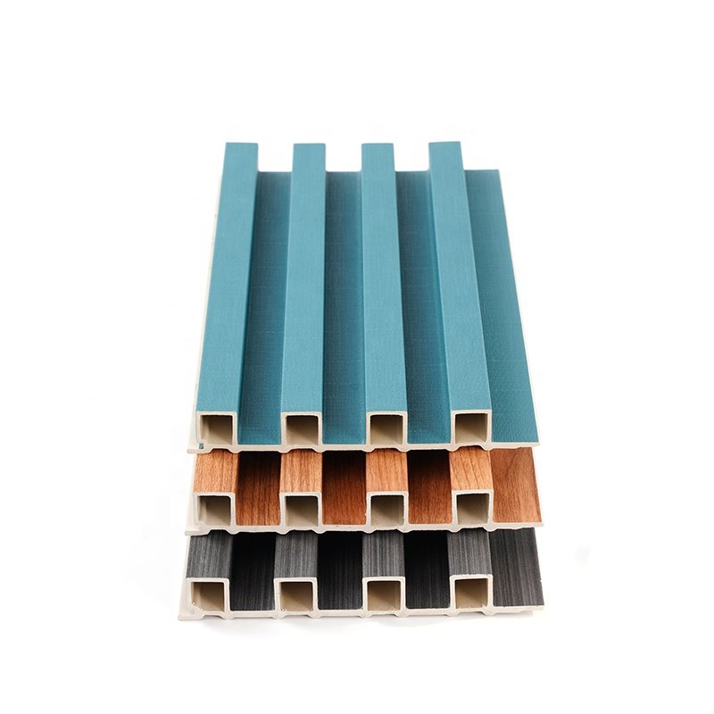 Plastic Wall Panels WPC Interior Decorative Flute Interior Wall Panels Boards Wallpaper/Wall Panels