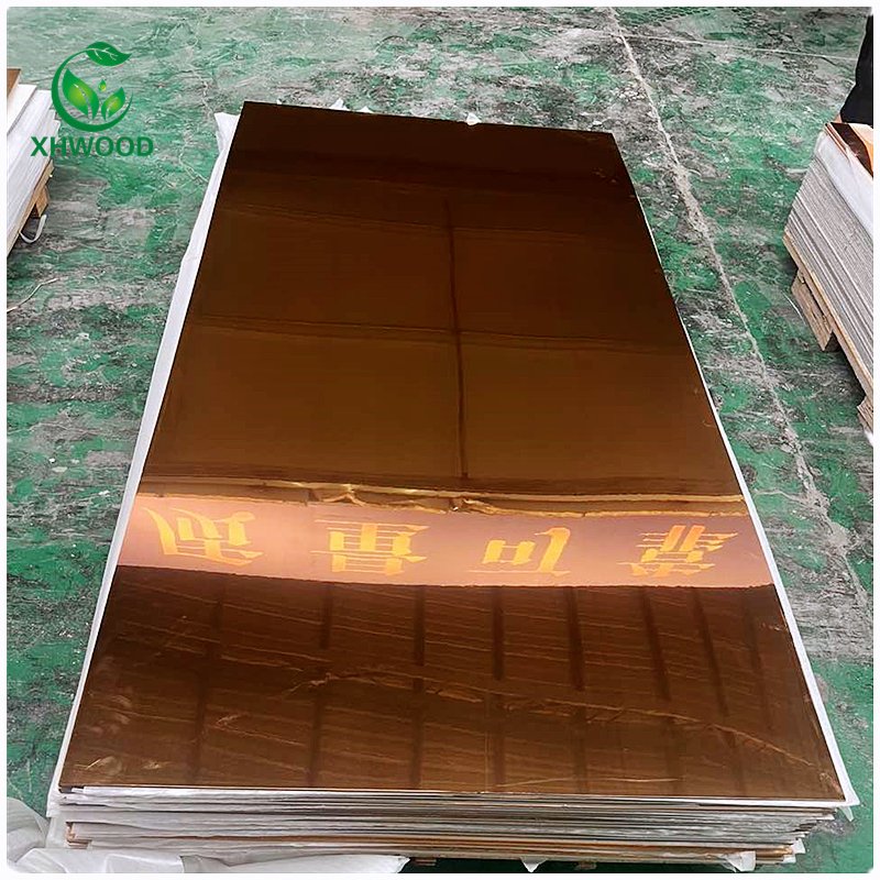 Bamboo Charcoal Wood Metal Plate Mirror Panel Bamboo Wood Fiber Wall Panel Metal Plate