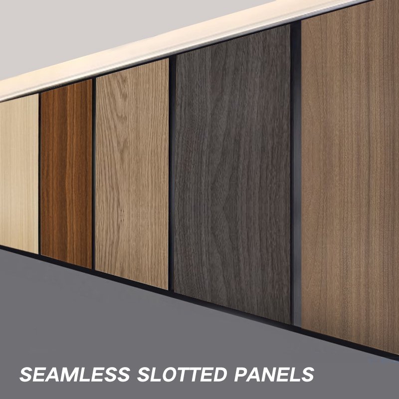 Indoor Decorative Bamboo charcoal wood veneer Board Wood Plastic Composites Wpc PVC Wall Panel