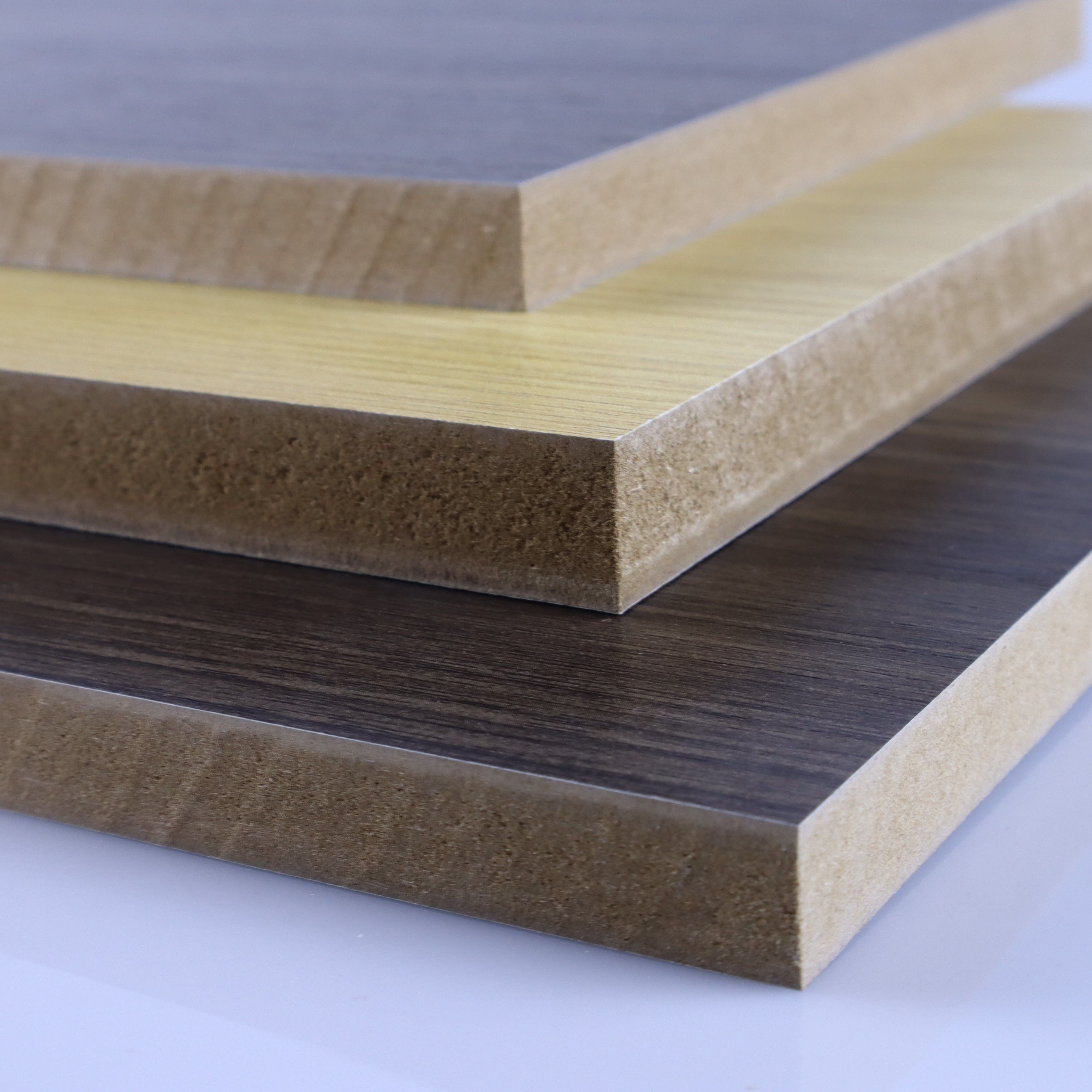 25mm 18mm 15mm 12mm 9mm 5mm 4mm 3mm Laminated MDF Board Light Color