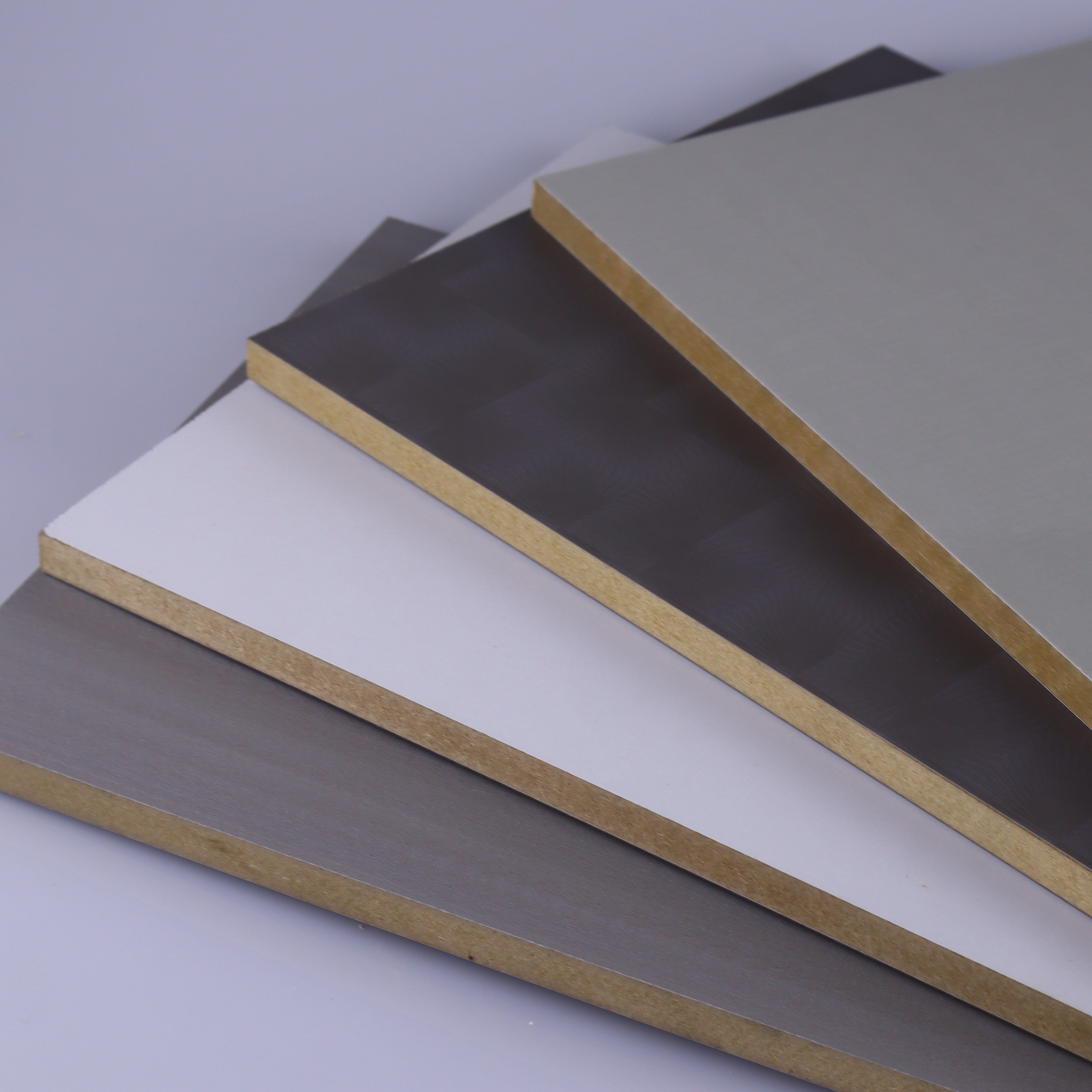 25mm 18mm 15mm 12mm 9mm 5mm 4mm 3mm Laminated MDF Board Light Color