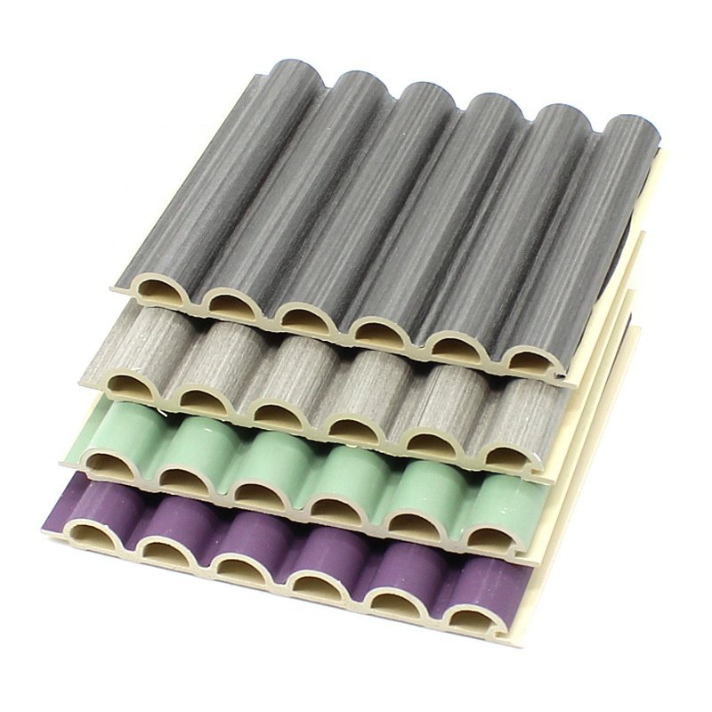 Print Pvc Fluted Panels Plastic Composite Panels/boards WPC Wall Panel