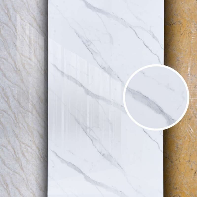 PVC marble wall panels Glossy matt Embossed can be customized color marble sheet & other panels decoration