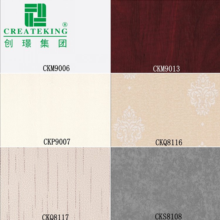 China Factory Building Materials Carbon Crystal Ene PVC Panel PVC Board For Home Hotel Wall Decor
