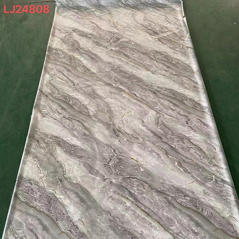 PVC marble wall panels Glossy matt Embossed can be customized color marble sheet & other panels interior decoration