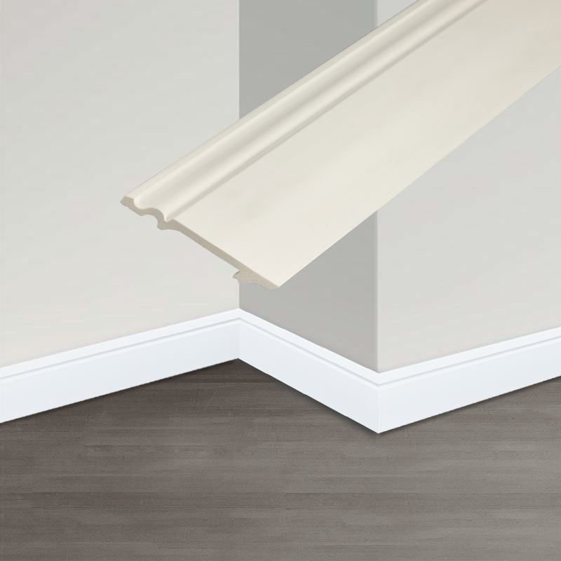 Buy Cheap High-durability White Wall Floor Polystyrene Base Ps Skirting Board