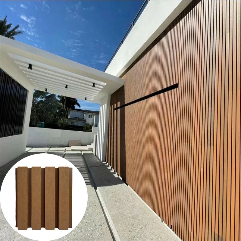 Wpc Wood Plastic Composite Textured Wall Panels Outdoor Wpc Wall Cladding Exterior Wood Siding Wpc Siding Panels Exterior Wall
