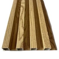 wooden pvc wpc wall fluted panel interior decor wall cladding composite other boards