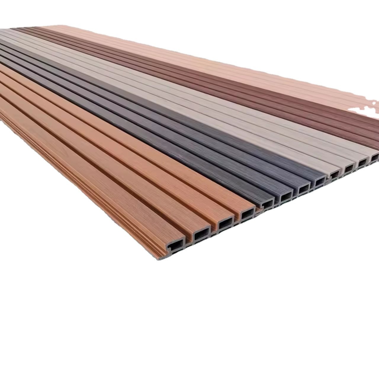extrusion co-extruded wood pvc wood plastic composite exterior wpc panel wall indoor outdoor