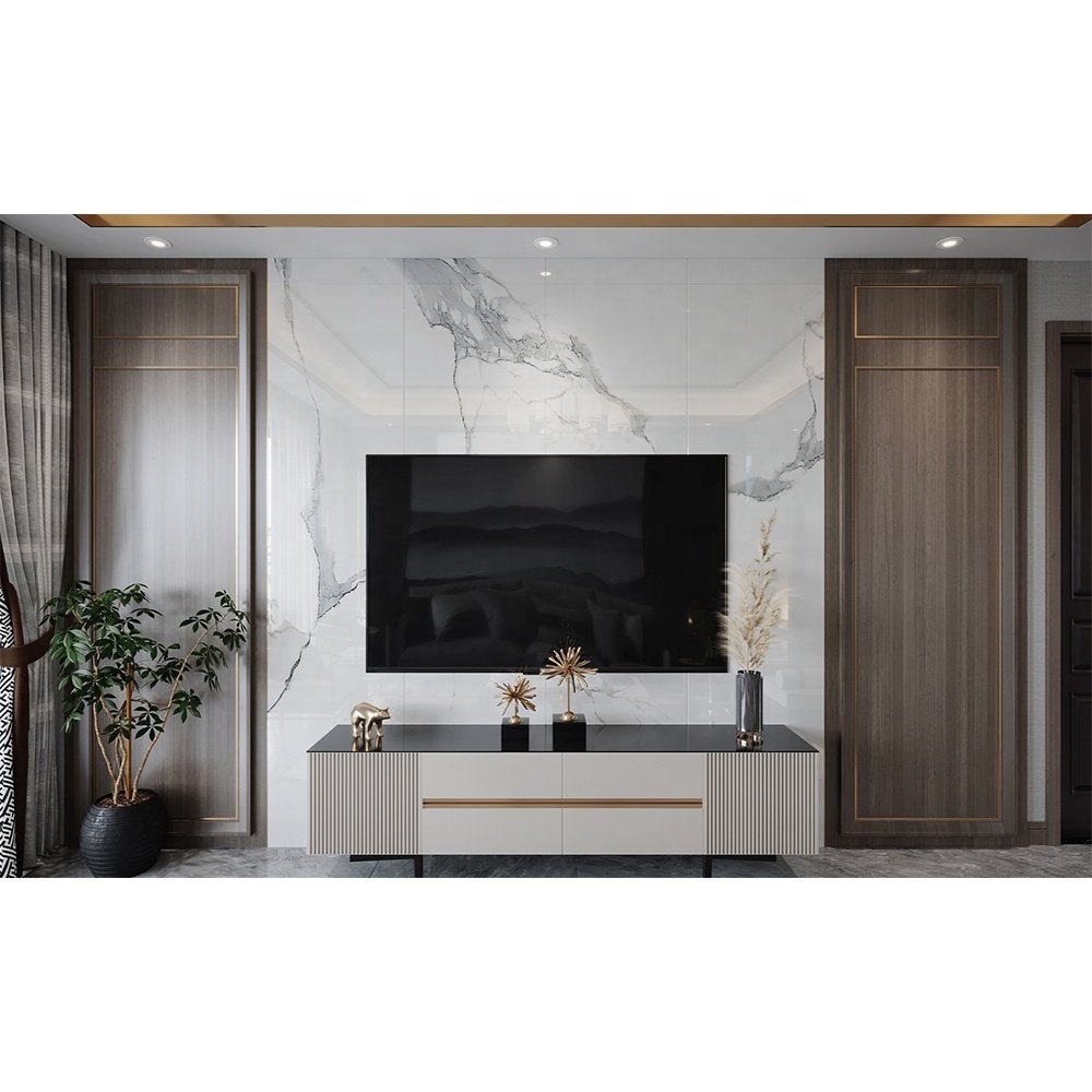 Interior Decorate Wood PVC Bamboos Marble Look WPC Wall Panel Boards
