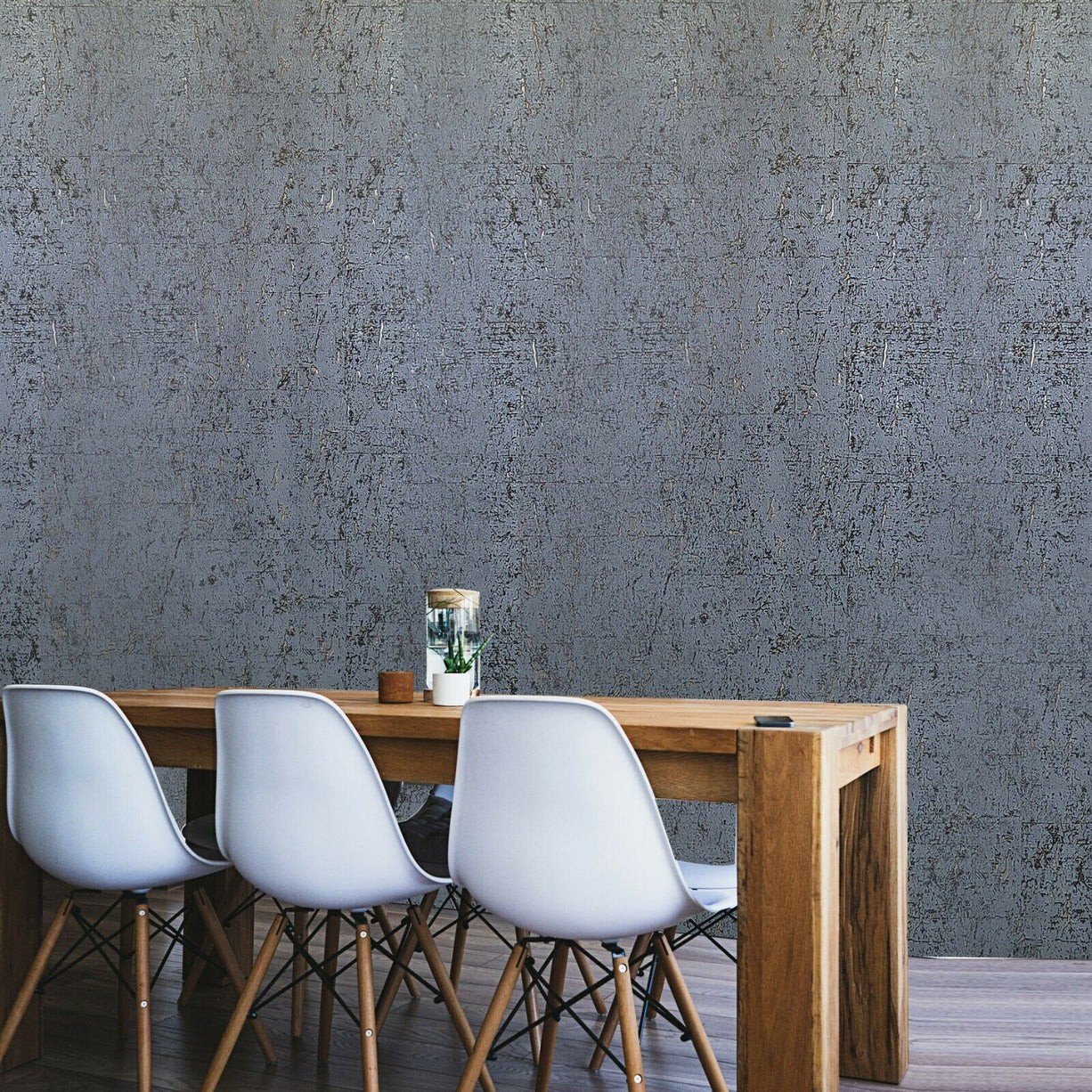 Cheap Price Dimensional Stability Cork Industrial Gray Silver Bronze Gold Natural Textured Cork Wallpaper