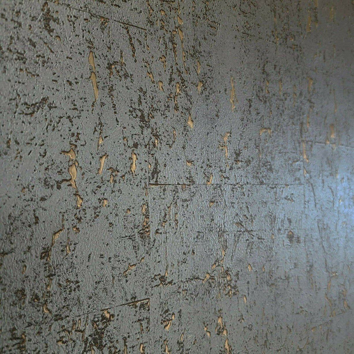 Cheap Price Dimensional Stability Cork Industrial Gray Silver Bronze Gold Natural Textured Cork Wallpaper