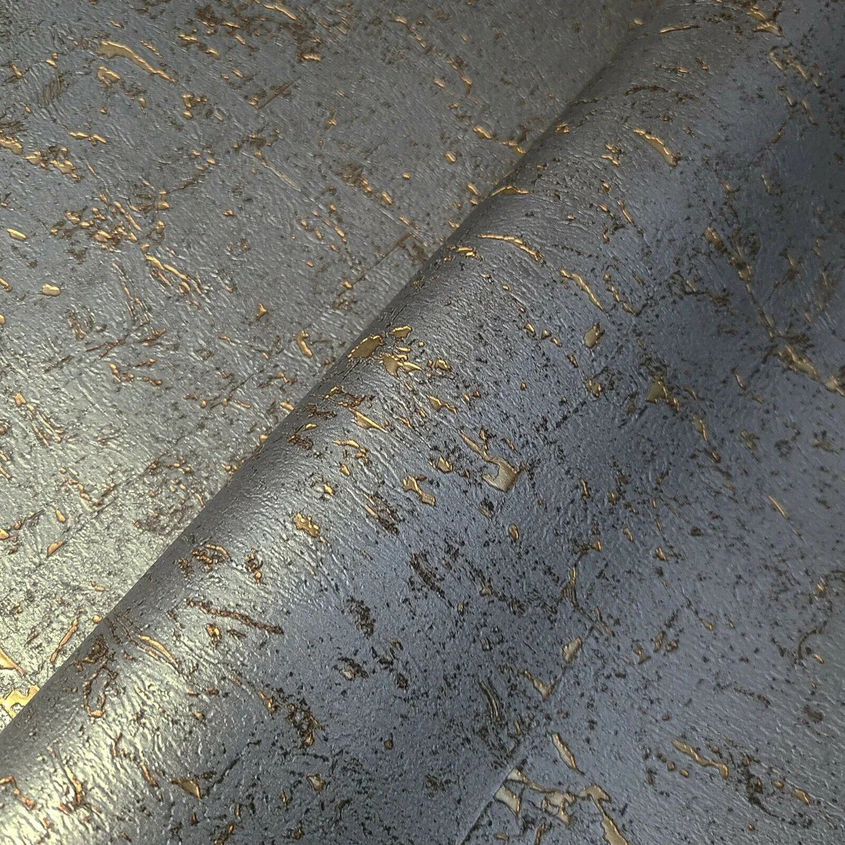 Cheap Price Dimensional Stability Cork Industrial Gray Silver Bronze Gold Natural Textured Cork Wallpaper