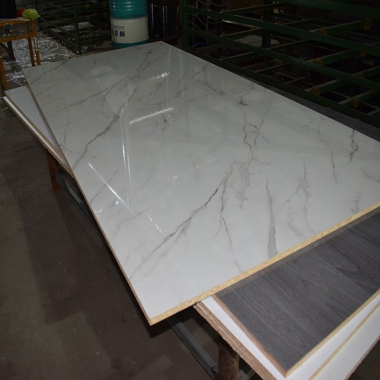 18MM High Quality High-gloss Board Titanium Porcelain Plate MDF Board