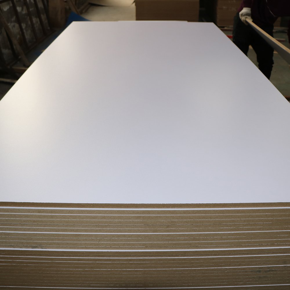 GTCO Decorative Customized Thickness 4*8FT Melamine Melamine MDF Board Melamine Face Plywood with CE ISO for Furniture