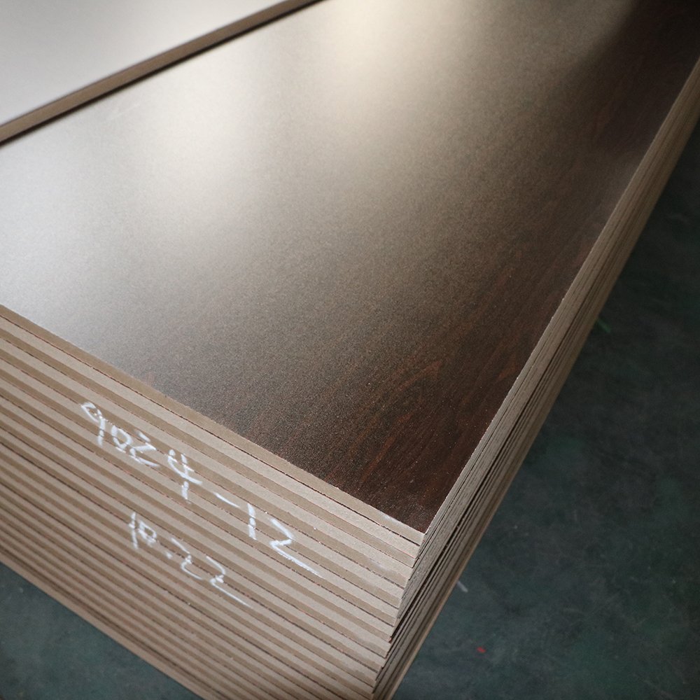 GTCO Decorative Customized Thickness 4*8FT Melamine Melamine MDF Board Melamine Face Plywood with CE ISO for Furniture