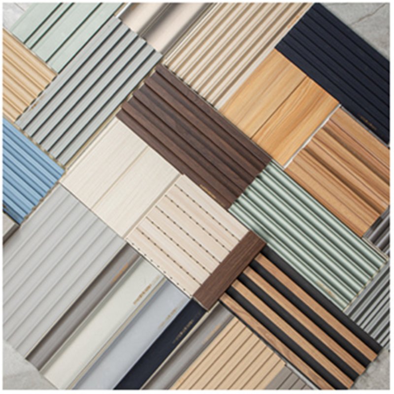 Best seller Waterproof Hotel Cladding wall decorative pvc uv wpc wall Fluted Panels Interior Wall Panel China Wpc Boards