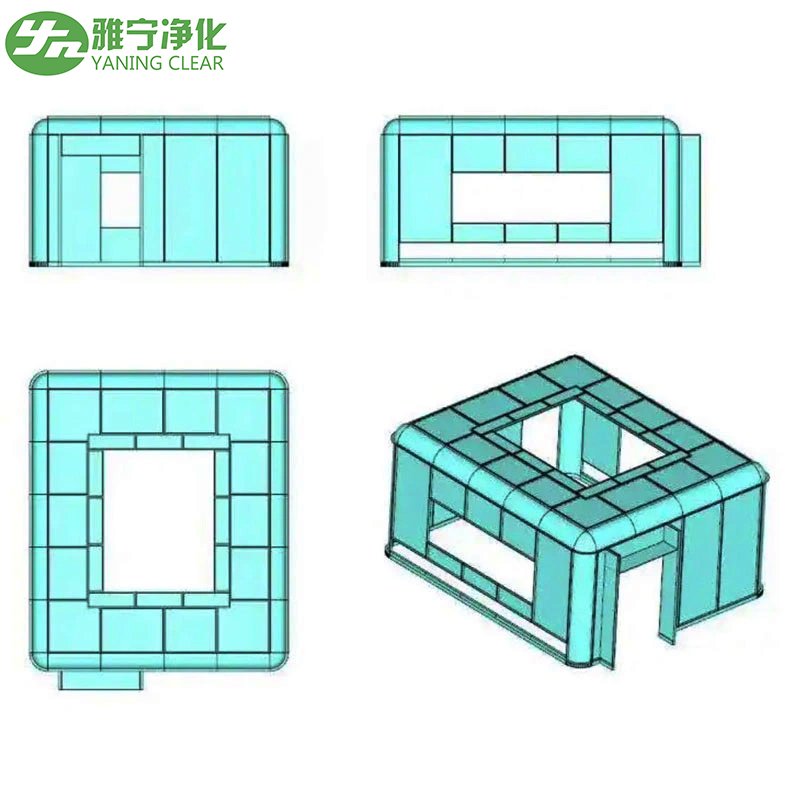 Yaning Quick-install Operating Theater Modular OT Room Wall Panel Surgical Board for Hospital Use
