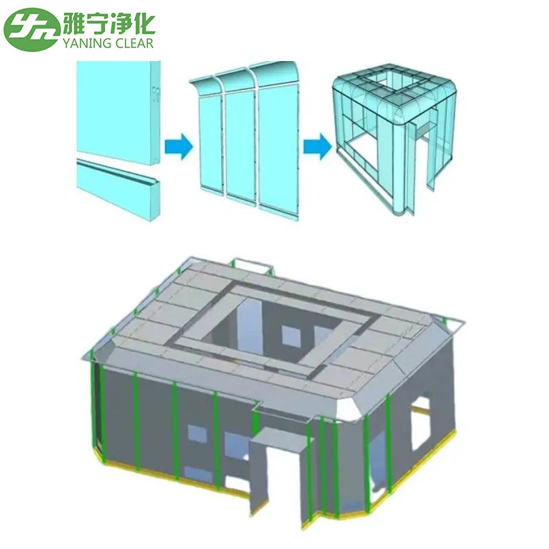 Yaning Quick-install Operating Theater Modular OT Room Wall Panel Surgical Board for Hospital Use