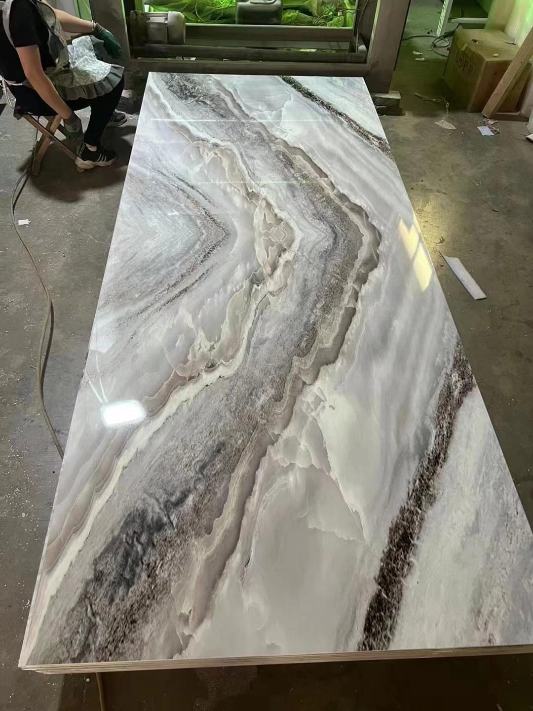 High Glossy Made In China 3d Uv Marble Plastic Sheet Pvc Wall Panel Interior Decorative Pvc Uv Marble Sheet Board