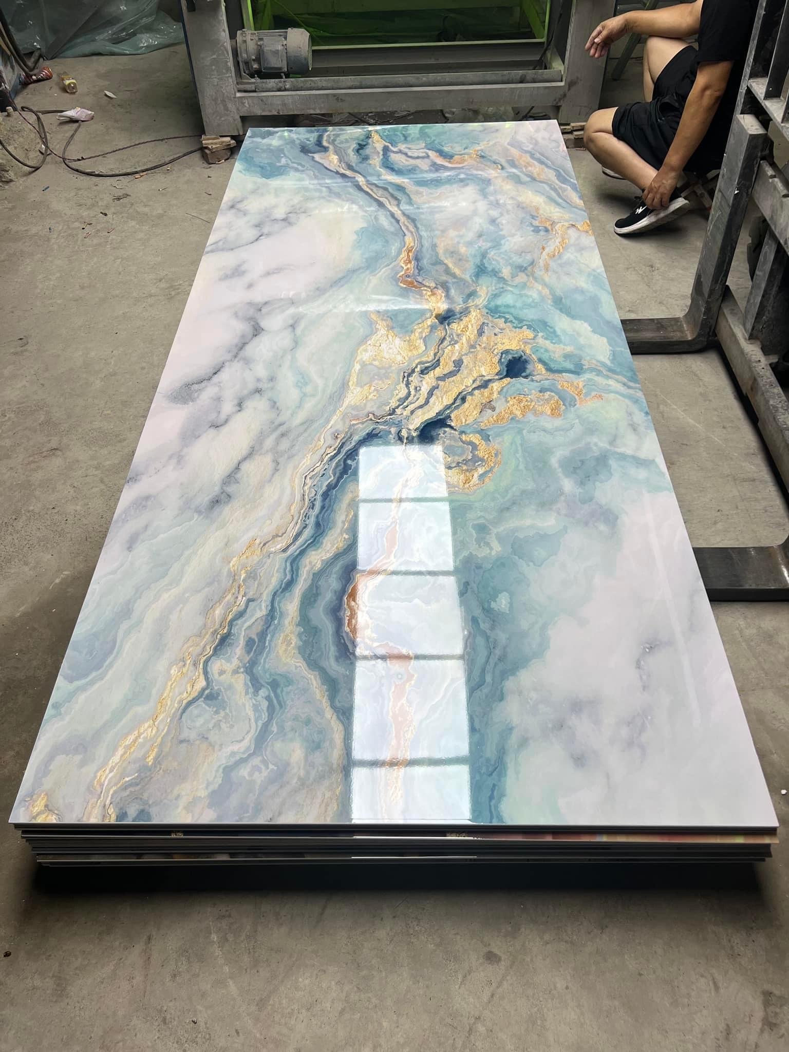 High Glossy Made In China 3d Uv Marble Plastic Sheet Pvc Wall Panel Interior Decorative Pvc Uv Marble Sheet Board