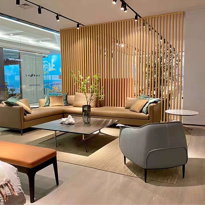 Factory direct sale natural antisepsis 3D WPC Wall boards wood wall panels grating ceiling board cladding for indoor decoration