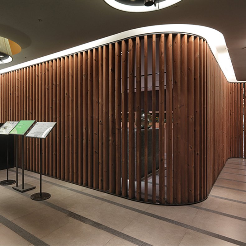 Factory direct sale natural antisepsis 3D WPC Wall boards wood wall panels grating ceiling board cladding for indoor decoration