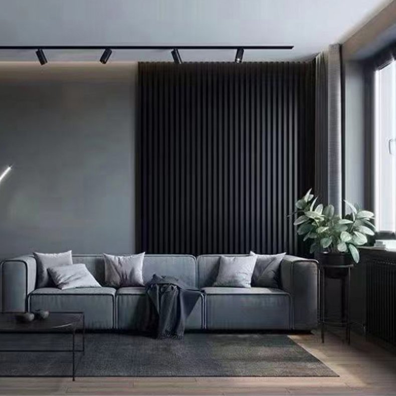 Factory direct sale natural antisepsis 3D WPC Wall boards wood wall panels grating ceiling board cladding for indoor decoration