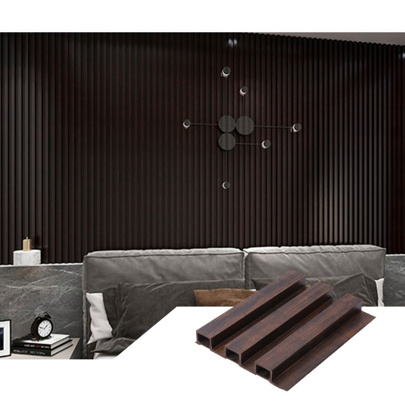 Factory direct sale natural antisepsis 3D WPC Wall boards wood wall panels grating ceiling board cladding for indoor decoration