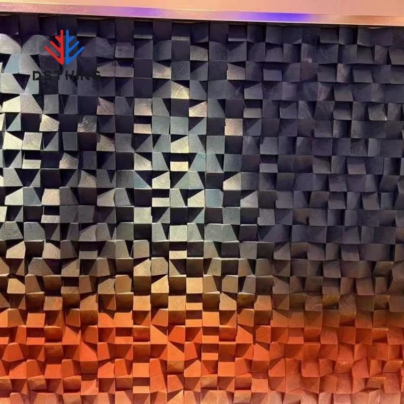 AISEN DSTHING 2023 Hot Selling Factory Price 3d Decor Home Interior Solid Wood Wall Panel