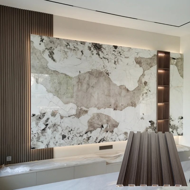 Custom Interior Decorative Strip Wood Alternative wall panels and boards