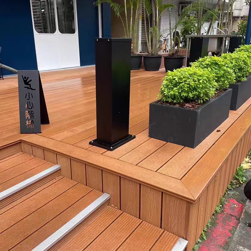 High Quality Wood Alternatives Wpc Decking Uv Resistance Outdoor Co-Extrusion Composite WPC Decking Floor
