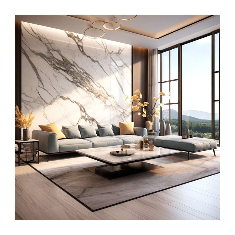 New pvc Wall Panel High Gloss Marble PVC Board Waterproof Household Hotel Decorative Purposes Imitating Rock Board