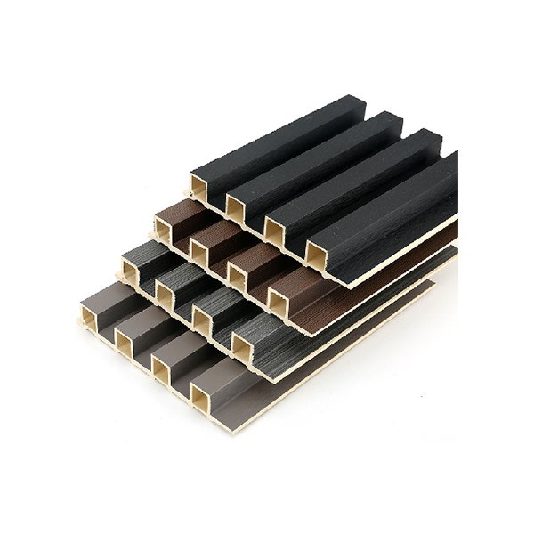 Art3d 8-Pack 96 x 6in WPC Acoustic Slat Wall Panel for Modern Interior Decor, TV Background, Living Room, Grey Oak