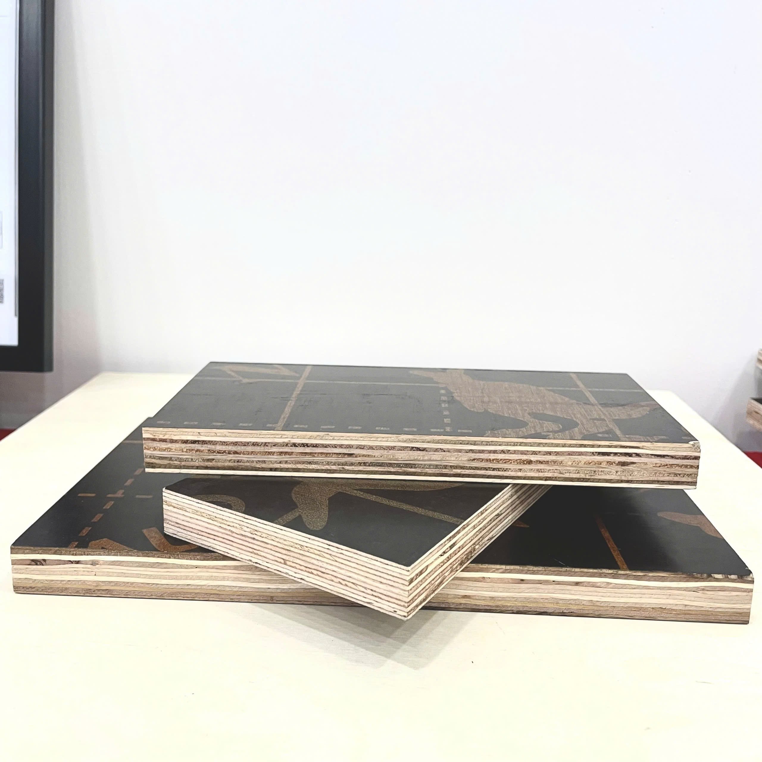 Durable 18mm Waterproof E2 Industrial Formwork AA-AB Surface Veneer Hardwood Birch Vietnam Timber Beam New Film Faced Plywood
