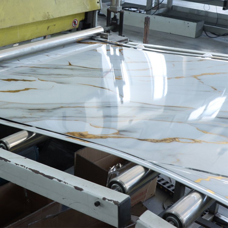Bendable flexible interior decoration wall panel pvc uv marble sheet for decor