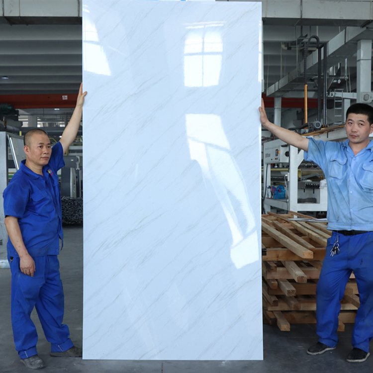 Bendable flexible interior decoration wall panel pvc uv marble sheet for decor