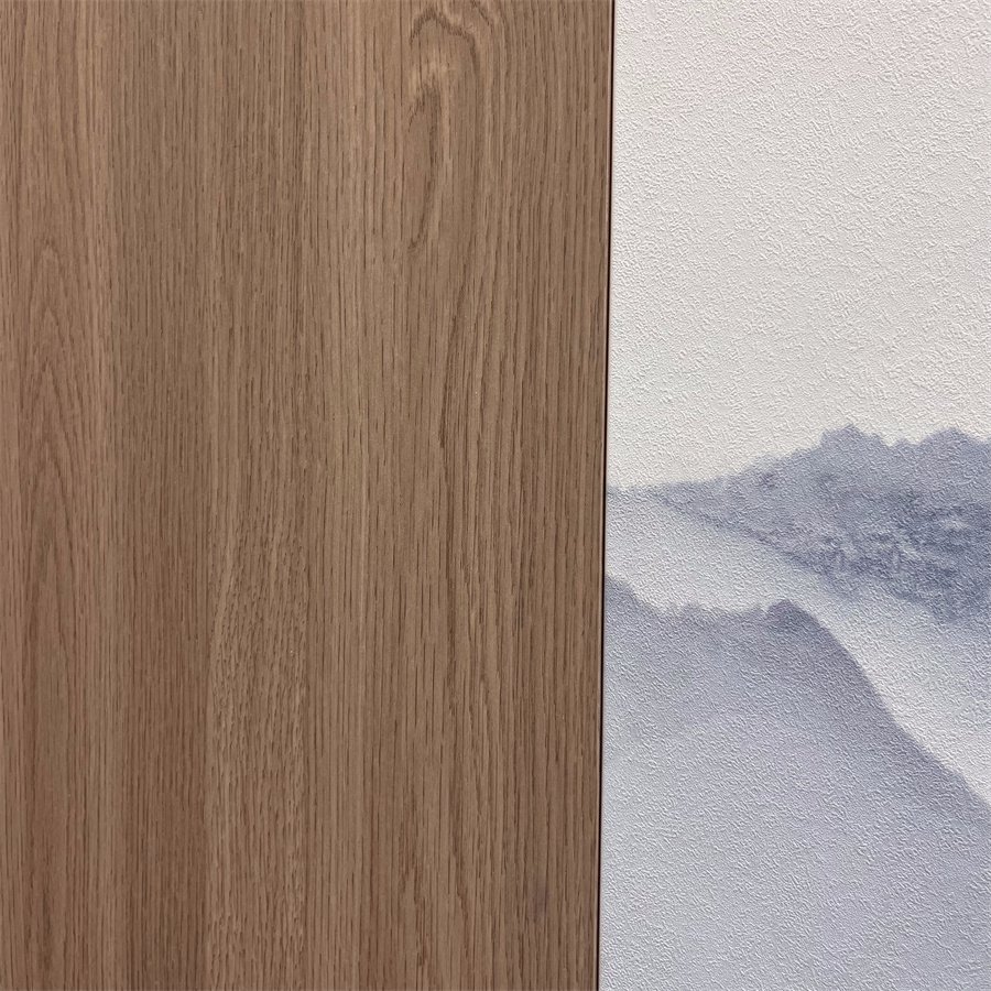 Waterproof flame retardant Wallboard Interior SPC wall panels PVC Integrated Boards Wood texture PVC foam Panel