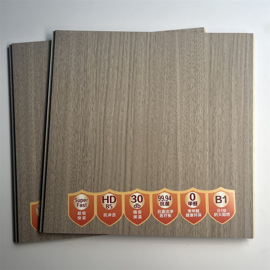 Waterproof flame retardant Wallboard Interior SPC wall panels PVC Integrated Boards Wood texture PVC foam Panel