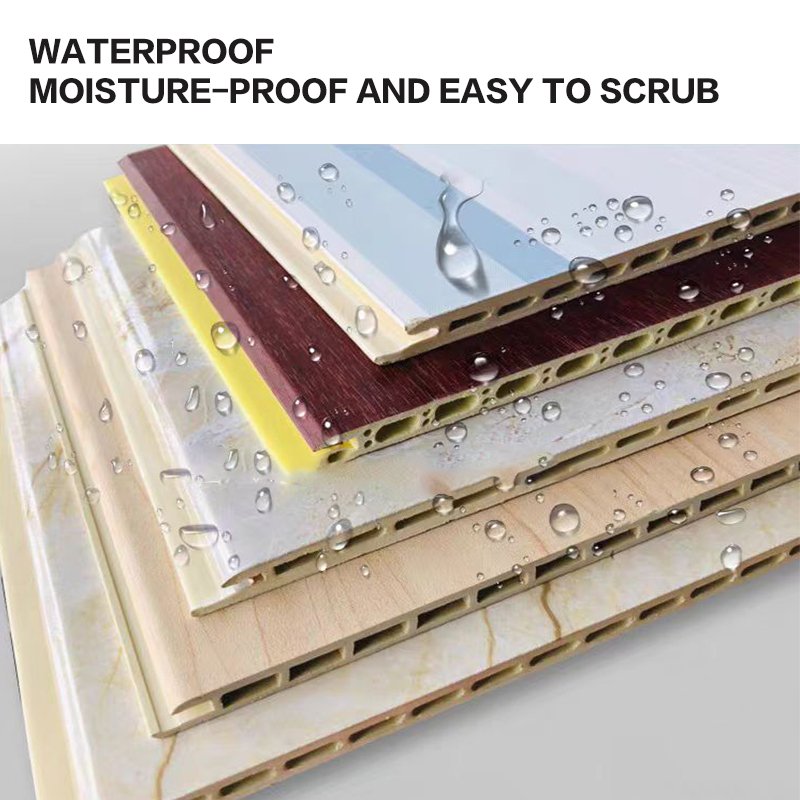 Waterproof and moisture-proof integrated bamboo and wood quick installation wall panels