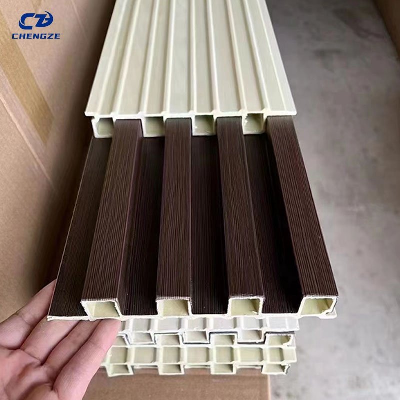 Interior Decoration Wall Cladding Board WPC Fluted Wall Panel