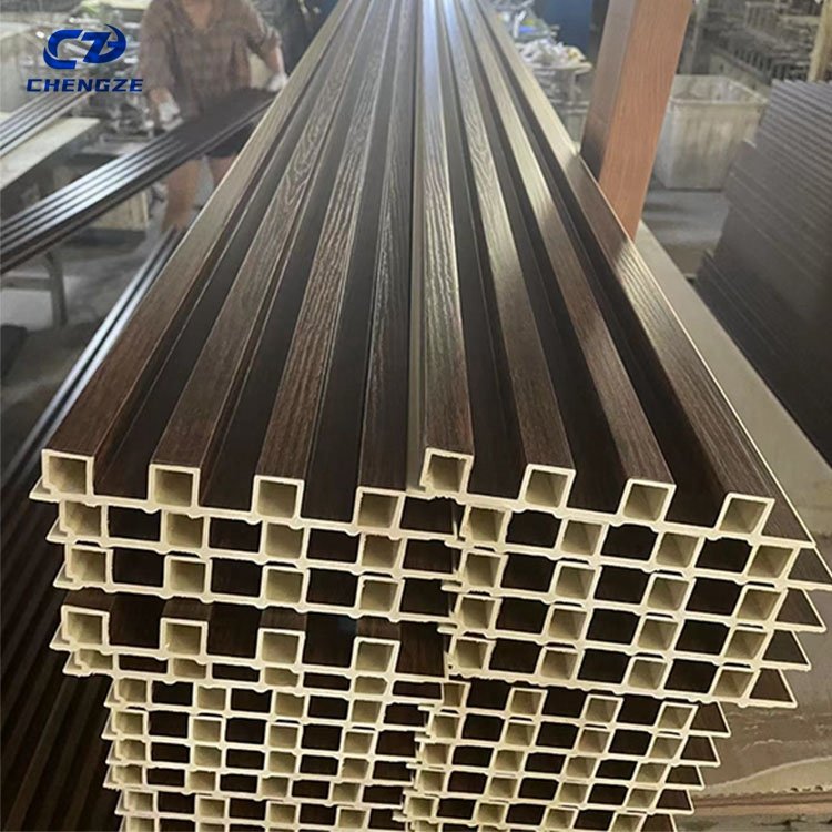 Interior Decoration Wall Cladding Board WPC Fluted Wall Panel