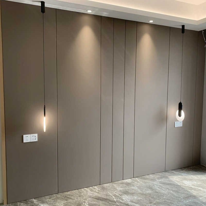 Sample Block Metal Carbon Crystal Decorative Composite Bamboo Fiber Charcoal Board Wpc Wall Panel