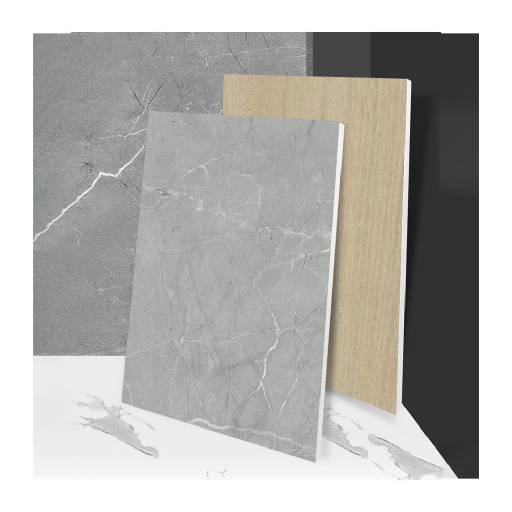 LT Easy Installation Wholesale SPC PVC Plates Marble Replacement Panels UV Board Interior Decoration For Hotel