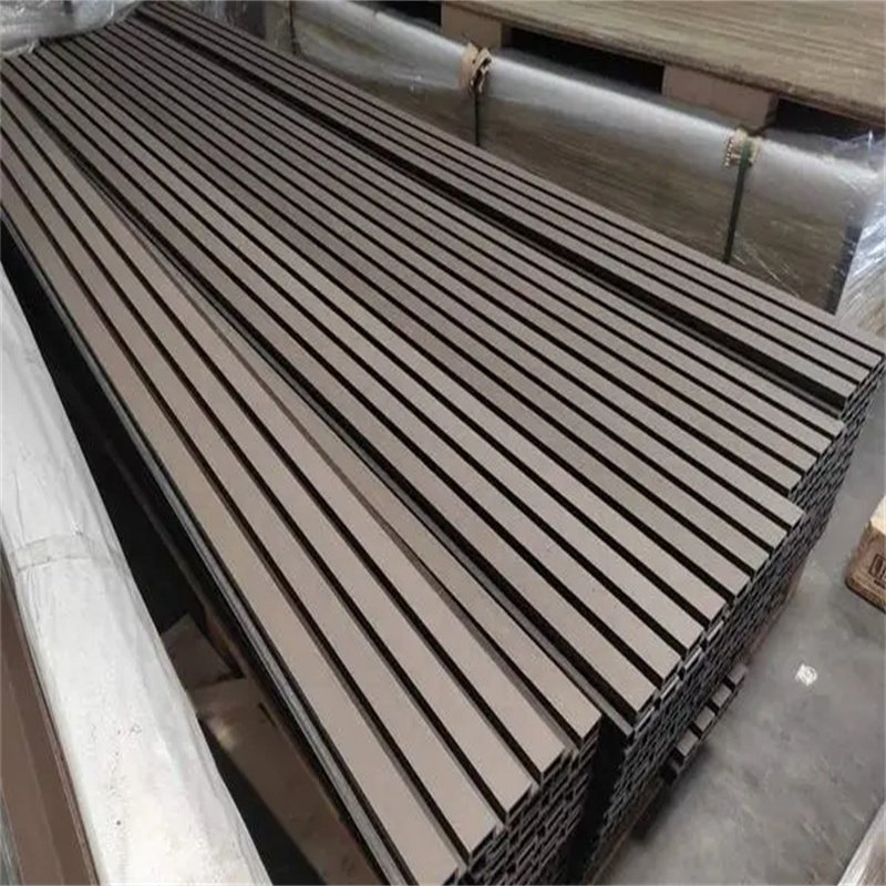 Interior Waterproof Louvred Wpc Wall Panels House Vinyl SidingTimbers Co-extrusion Decorative 3d Fluted Cladding Wpc Wall Panels