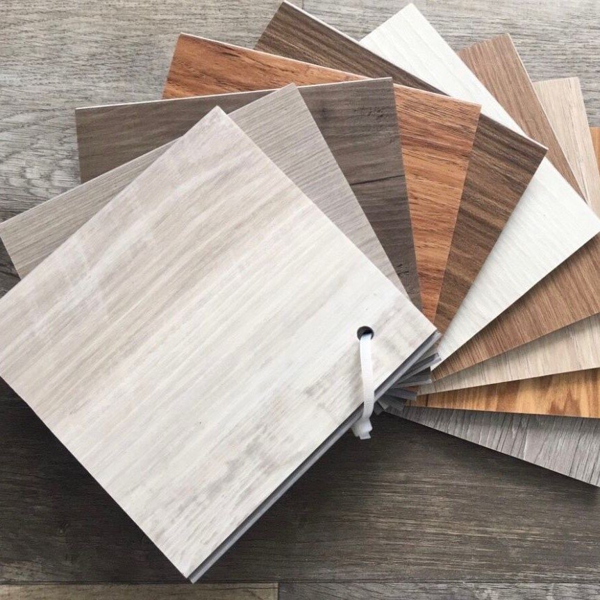 SPC Vinyl Plank Factory Wood Grain Click Rigid Core Flooring Eco-Friendly Sound Absorbing Decking Outdoor Use Customized Sizes